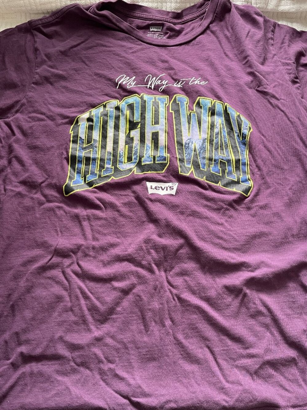 Levis / ''My Way is The Highway'' Graphic Tee